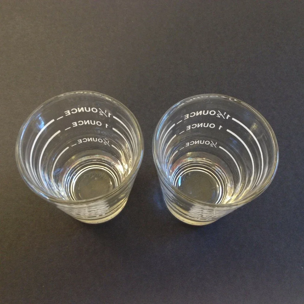 Sure Shot Measuring Glass Shot Glass w/ Measuring For Ounces Collectable Each